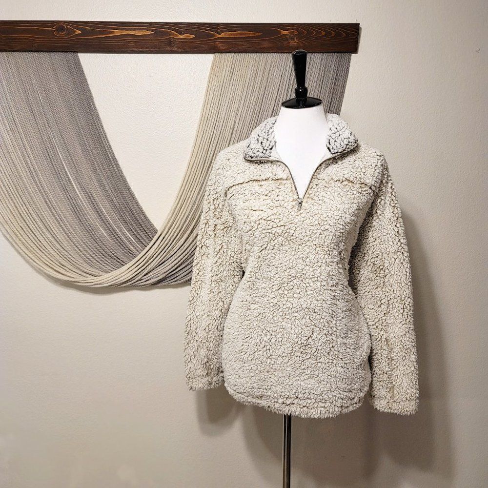 Thread & Supply Ultra Soft 1/4 Zip Pullover Sweater Sz S